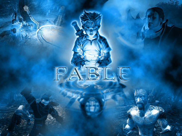Fable: The Lost Chapters title screen for Xbox